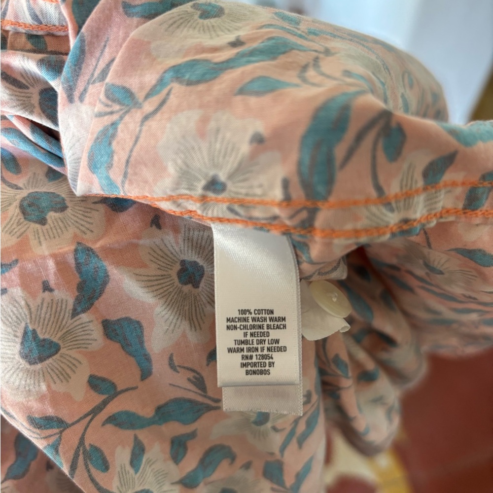 Bonobos | Casual Button Down shirt in floral print | sz L Short - Picture 4 of 4